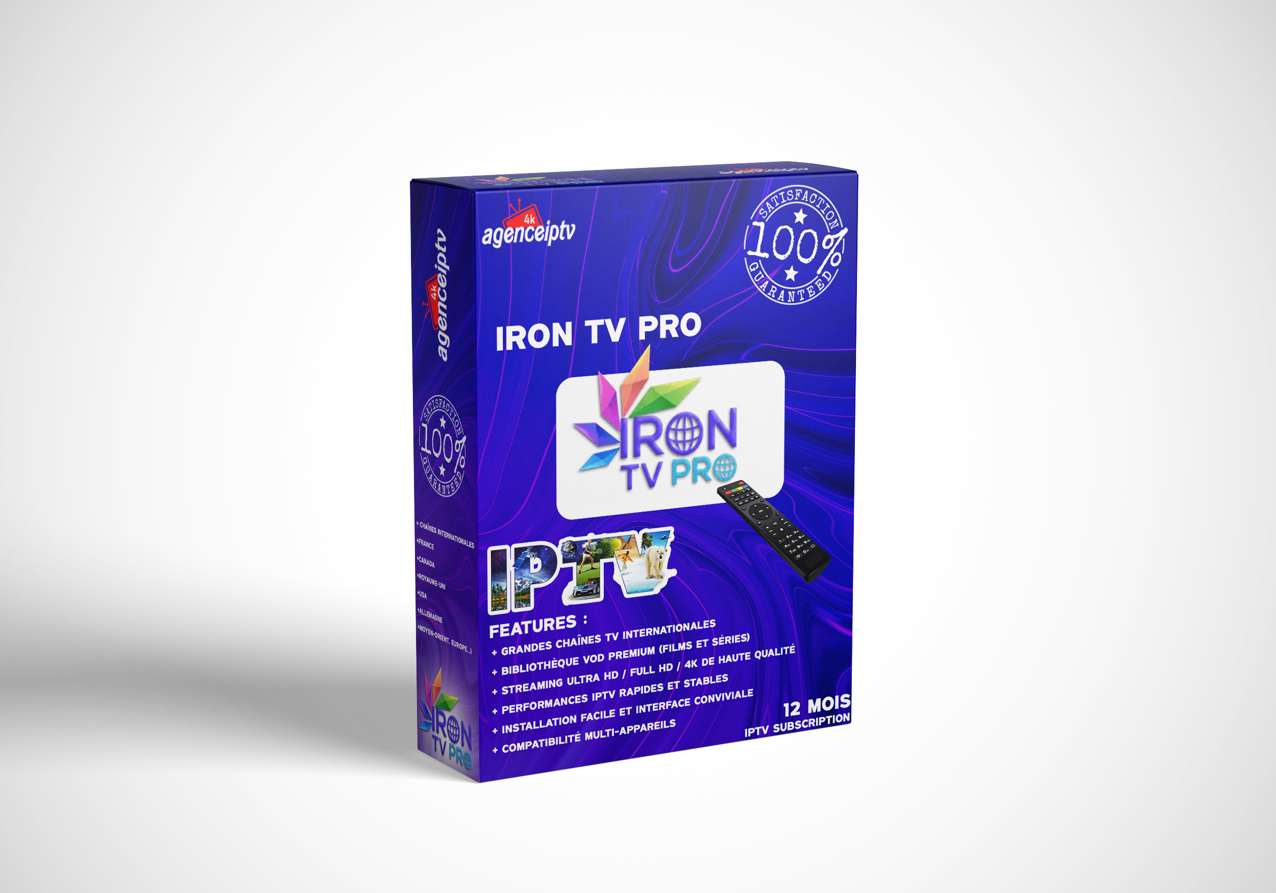 Iron TV Pro Max Player pour Smart TV, Android et Firestick 1 Iron TV Pro Max Player sur Smart TV et Firestick