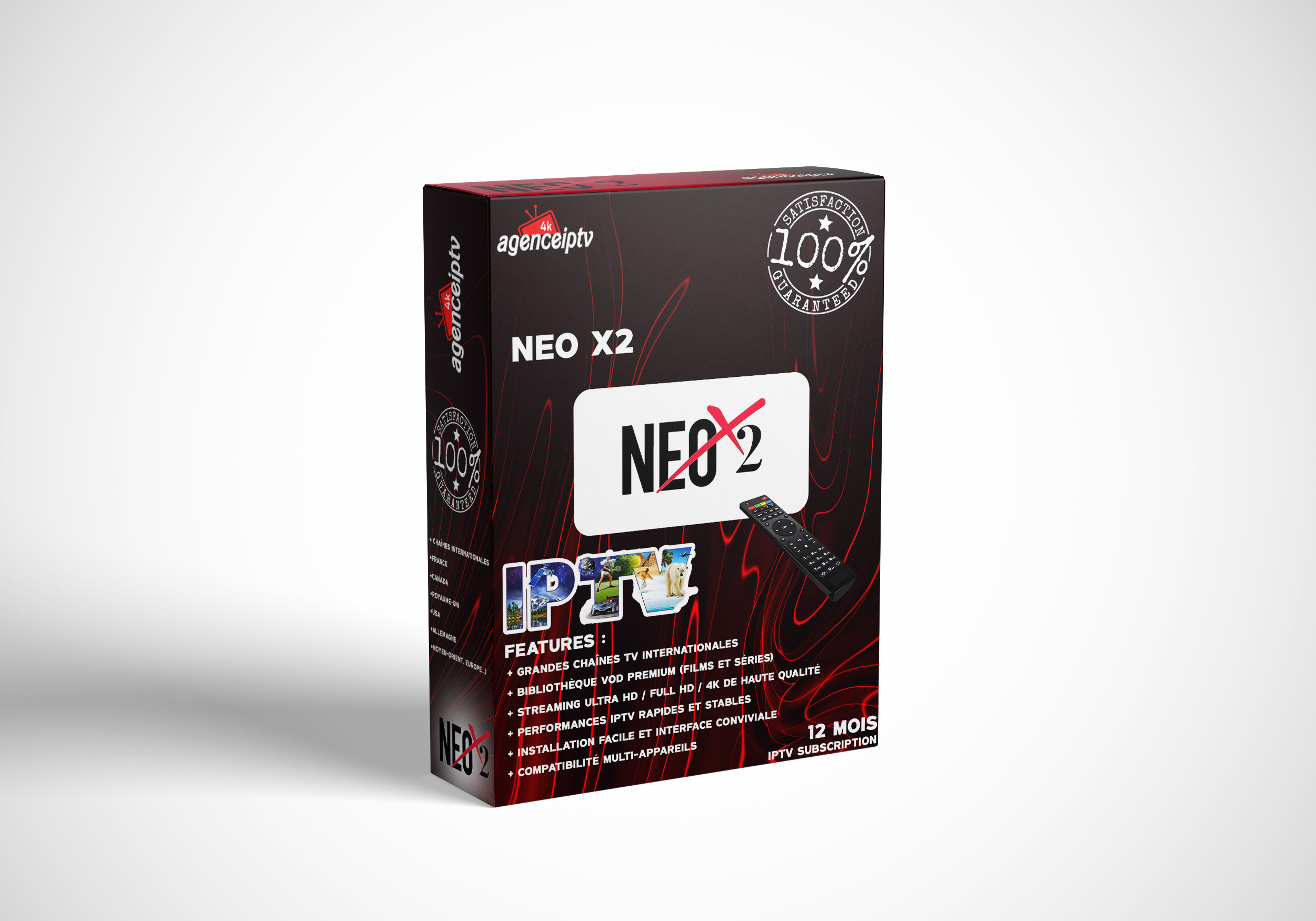 Neo TV Pro IPTV Premium 12 Mois Neo X2 - 20 euro 1 Neo TV Pro IPTV 12 mois compatible Neo X2 Android TV