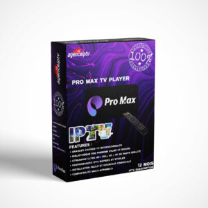 Pro Max TV Player abonnement code activation 12 mois 30 euro Android 2026